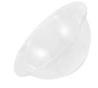 PENIKOKO Face Wash Basin Plastic Tub 23.5Cm X 23.5Cm Scallop-Edged Portable Basin for Beauty Salon Personal Skincare and Face Washing