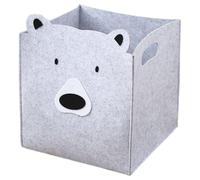 PENIKOKO Felt Storage Basket for Boys and Girls Laundry Bin Toy Organizer Box for Clothes and Underwear Holder