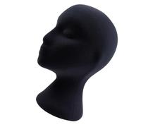 PENIKOKO Foam Wig Display Stand Lightweight Hat Organizer Mannequin Head for Wigs Hats Bonnet Display Portable Female Mannequin Head for Retail Exhibits Trade Shows and Travel