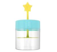 PENIKOKO Foaming Pump Bottle Facial Wash Foamer with Automatic Rebound, Portable Blue Star Plastic Foam Maker for Face and Body Cleansing, Travel-Friendly Shower Soap Bubble Device