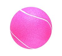 PENIKOKO Giant Inflatable Tennis Ball for Pink Flannel Soft Educational Rubber Safe Portable Outdoor Indoor Play Parent Interaction Game