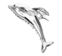 PENIKOKO Hair Clip Claw Simple Elegant Style Silver Dolphin Zinc Alloy Material Not Easily Deformed Or Broken, Hair Accessory for Women and Little Girls for Daily Wear