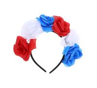 PENIKOKO Halloween Floral Rose Headband for Women Girlish Party Headdress with Delicate Flower Design Firm Fit Performance Hair Hoop Suitable for Festivals Photography Costume Spanish