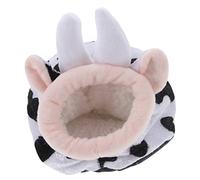 PENIKOKO Hamster Warm House Cozy Cotton Hideaway for Small Pets Guinea Pig Habitat Versatile Bedding for Cages Sofas Cars Provides Safe Resting Space Random Color