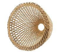 PENIKOKO Handcrafted Bamboo Ceiling Lamp Cover Decorative Pendant Light Shade for Table Lamps and Chandeliers Durable Elegant Protector for Home Office Cafe Hotel Lighting