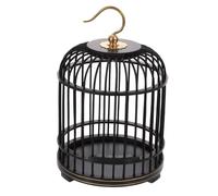 PENIKOKO Handcrafted Ebony Cricket Cage with Bamboo Strips Durable Redwood Storage Basket for Small Creature Observation and Study Practical Food Keeper for Nature Lovers