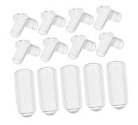 PENIKOKO Headband End Caps Replacement 200pcs Rubber Hair Hoop End Covers Inner Diameter 4.0mm for 6mm Hair Bands for Crafting and Repair