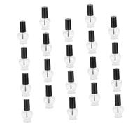 PENIKOKO Heart-shaped Refillable Nail Varnish Bottles 5ml 20pcs Reusable Manicure Storage Containers for Nail Gels