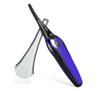 PENIKOKO Heated Eyelash Curler with Adjustable Temperature and Safety Comb USB Rechargeable Portable Lash Curling Wand for Precise Makeup Touch Ups Intuitive Button Control Compact for