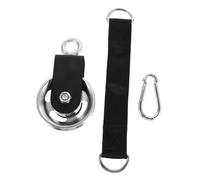 PENIKOKO Heavy Duty Aluminum Alloy Pulley Wheel with Precision Bearings for Home Gym Fitness Pulley System with Strap and Carabiner Easy DIY Installation for Full Body Strength Training