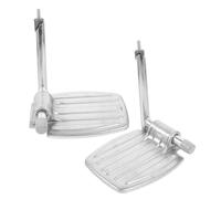 PENIKOKO Heavy Duty Wheelchair Footrest Pedal Replacement Thickened Metal Footplate with Rising Design Foot Support for Patient Safety and Mobility