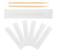 PENIKOKO Individually Wrapped Bamboo Toothpicks Single-Point 100pcs in White Kraft Paper Box for Restaurant, Home, and Travel Use