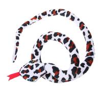 PENIKOKO Interactive Cat Plush Snake with Leopard Print, Catnip Chew for Indoor Cats and Kittens, Soft Pet Plaything for Teething and Biting