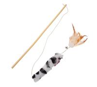 PENIKOKO Interactive Cat Teaser with Bell Pendant Engaging and Funny Cat Wand for Indoor Play for Kittens Bright Colors for Chasing and Exercise