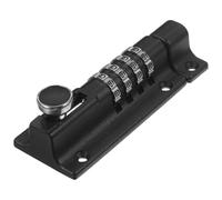 PENIKOKO Keyless Combination Gate Lock Zinc Alloy Sliding Bolt Door Latch Security Slide Lock for Home Entrance with Barrel Bolt for Shed and Garage Random Color