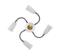 PENIKOKO Light Bulb Socket Extension Adapter with Flexible Hose Multi Head Converter for Directional Lighting Easy Installation DIY Accessory with Safety Compliance Head Lamp Holder