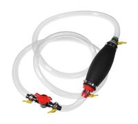 PENIKOKO Manual Hand Pump Fuel Transfer with Switch and Hose Portable Siphon Pump for Gasoline Diesel Water Extraction Emergency Car Oil and Water Suction Tool