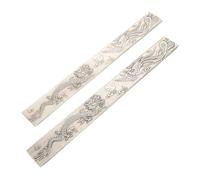 PENIKOKO Metal Dragon and Phoenix Paperweight 9-inch Copper Calligraphy Paper Weight for Office Desk and Writing Practice, Heavy Duty Portable Metal Paperweights for Calligraphy