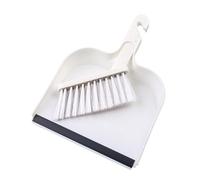 PENIKOKO Mini Broom Dustpan Set with Plastic Soft Bristles for Desktop Computer Keyboard and Car Vent Cleaning Compact Household Cleaning Brush Combo for Laptop and Dashboard Maintenance