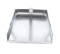 PENIKOKO Mini Dustpan and Stainless Steel Kitchen Dust Pan Tabletop Cleaning Tool for Household Kitchen Garbage Collection Silver