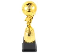 PENIKOKO Mini Football Trophy Plastic Trophy with Golden Soccer Ball Shape Creative Design Smooth Surface Detailed and Refined Football Award for Club Competitions
