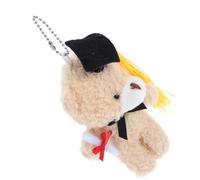 PENIKOKO Mini Graduation Bear Plush Doll Cute Stuffed Animal Bear Cap for Graduation Ceremony Party Decorations Adorable Keepsake for Celebrating Academic Achievements