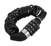 PENIKOKO Mini Portable Bike Helmet Cable Lock with 4-Digit Combination, Anti-Theft High Security Wire Rope for Bicycle Handlebar, Motorcycle, Electric Scooter Use