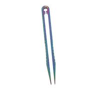 PENIKOKO Mini Titanium Alloy Tweezers Lightweight Portable Splinter Removal Tool for Camping Outdoor Survival Travel Resistant High Hardness CNC Precision Crafted