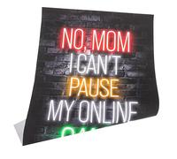 PENIKOKO Modern Retro Industrial Neon Light Game Poster Wall Art for Boys Gaming Room Decor Durable Canvas Lightweight Hanging Wall Sign for Teenager Game Room Decoration