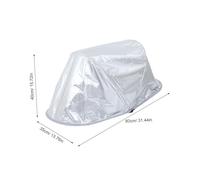 PENIKOKO Motorcycle Seat Cover for Electric Scooters UV Sunshade Rainproof Rear Seat Protector Lightweight Heat Insulation Shield Easy to Install Fit for Outdoor Riding
