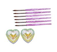 PENIKOKO Nail Art Tools Crystal Cup Wave Pen Acrylic Nails Art Pens Gel Painting