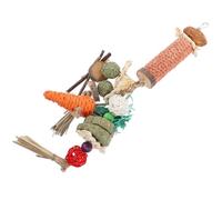 PENIKOKO Natural Chewing for Hamsters Rabbits Guinea Pigs Parrots Multifunctional Teeth Grinding Foraging to Prevent Furniture Damage and Promote Dental Health for Small Pets