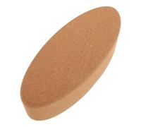 PENIKOKO Natural Cork Yoga Block Oval Shape for Workout and Stretching High-density Fitness Aid for Yoga Dance Squats and Gym Supportive Balance Block for Men and Women