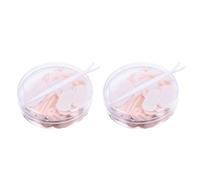 PENIKOKO Natural Lace Mesh Double Eyelid Tapes 2pcs Set Olive and Crescent Shapes, Invisible Eyelid Stickers for Beauty Enhancement and Large Eyes