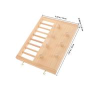 PENIKOKO Natural Wood Hamster Ladder for Exercise and Entertainment Climbing Bridge for Hamsters Rats Chinchillas Easy to Clean Assemble and Suitable for Cages Playpens