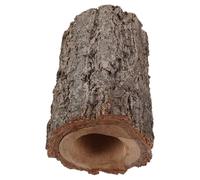 PENIKOKO Natural Wood Reptile Hideout Tree Trunk Shelter Snake Gecko Lizard Cave Habitat Hollow Log for Turtle Leopard Gecko Realistic Terrarium Decor Eco-friendly Reptile Resting Hide