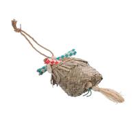 PENIKOKO Natural Woven Bark Bird for Parrots Shredding Chew for Cage Enrichment Sensory Pecking Activity Hanging Plaything for Physical and Emotional Stimulation