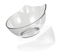 PENIKOKO Neck Support Feeding Bowl Tilted Elevated Design for Cats Made of Plastic for Pet Eating Scenarios Keeps Pets Comfortable While Dining