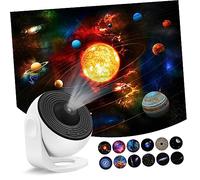 PENIKOKO Night Light Projector with Film Discs USB Powered Star Moon Nebula Lamp for Bedroom Romantic Night Sky Ambiance Patterns for Parties and Sleep