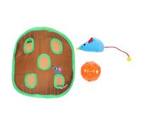 PENIKOKO Nine-holes Cat Tunnel Lightweight Interactive Exploration Kitten Play Hiding Fun for Indoor Cats Small Pet