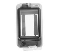 PENIKOKO Outdoor Electrical Box Rated with Transparent Cover Emergency Stop Button Protective Enclosure Secure Access Mechanism for Industrial and Residential Use