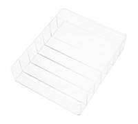 PENIKOKO Plastic Eyeshadow Palettes Organizer Compartments and Lipstick Stand, Compact Makeup Organizer Storage Box for Vanity and Dressing Table