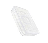 PENIKOKO Portable Egg Storage Box with Removable for Refrigerator White Food Storage Container for Fresh Eggs and Multi-purpose Preservation Detachable and Easy to Clean Holder