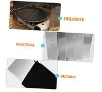 PENIKOKO Portable Folding Stove Windscreen Windproof Tool for Camping Outdoor Cooking Aluminum Alloy Burner Wind Shield Lightweight Heat Resistant Windbreak for Backpacking and Travel