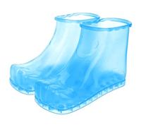 PENIKOKO Portable Foot Soaking Shoes Blue Plastic Pedicure Bath Basin for Home Foot Care with Comfortable