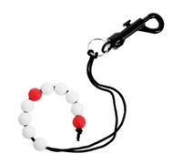 PENIKOKO Portable Golf Score Counter with Plastic Beads and Cloth Chain Golfing Scoring Tool for Men and Women Easy Stroke Counting Attachment for Accurate Game Analysis