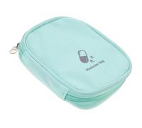 PENIKOKO Portable Medicine Pouch Capacity Zippered Pill Bag for Camping Hiking Travel Wear Resistant Material Easy Access Storage for Tape Dressings Tweezers and More