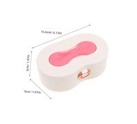 PENIKOKO Portable Princess Themed Vanity for Built Mirror Divided Storage Compartments and Design for Pretend Play and Beauty Essentials Organizer
