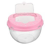 PENIKOKO Portable Small Plastic Hamster Cage Sturdy Outdoor Pet Carrier for Hamsters Gerbils Guinea Pigs Chinchillas Hedgehogs Easy to Clean Travel Case for Small Animals