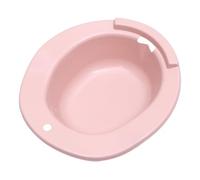 PENIKOKO Postpartum Sitz Bath Basin for Toilet Seat Pink Wide Fit with Hanging Non-Slip Design Load-Bearing for After Birth Essentials Suitable for Adults and Newborn Care